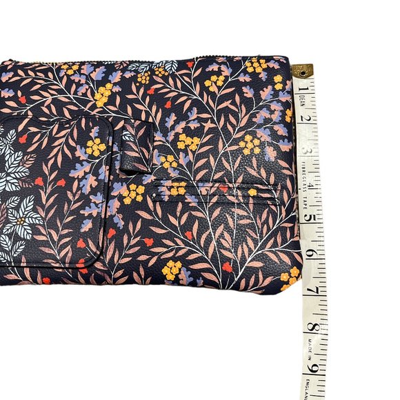 NOTA Ultimate Office Pouch Bag Floral 9" x 7" Clutch Notes Games Zip Up - Picture 8 of 10